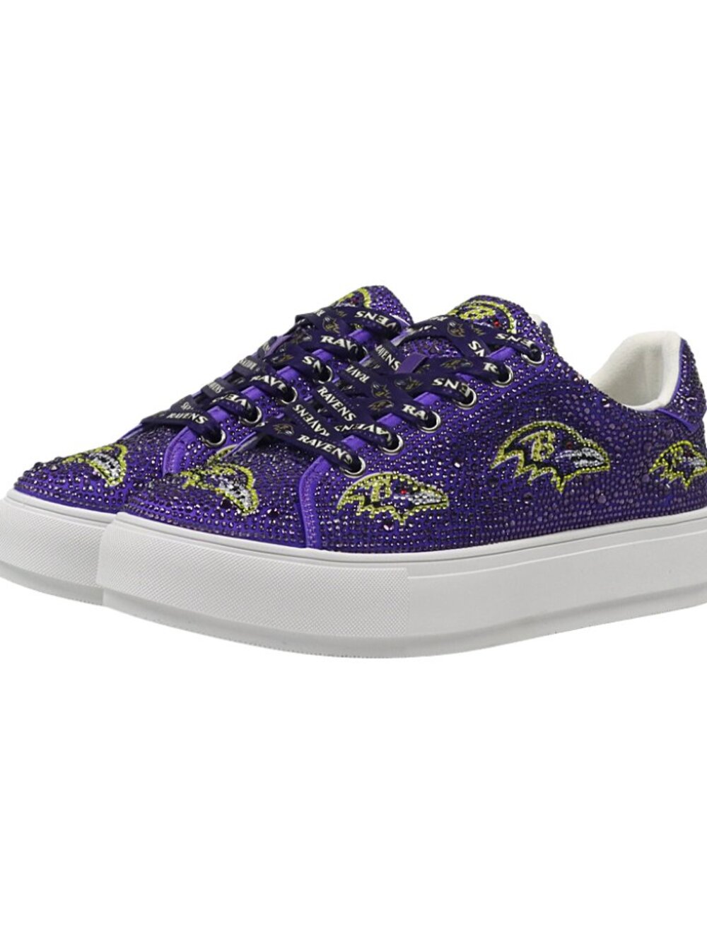 BALTIMORE RAVENS Crytal Team Colored Sneaker
